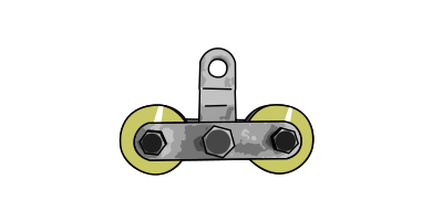 Messenger Wire Suspension Pulley